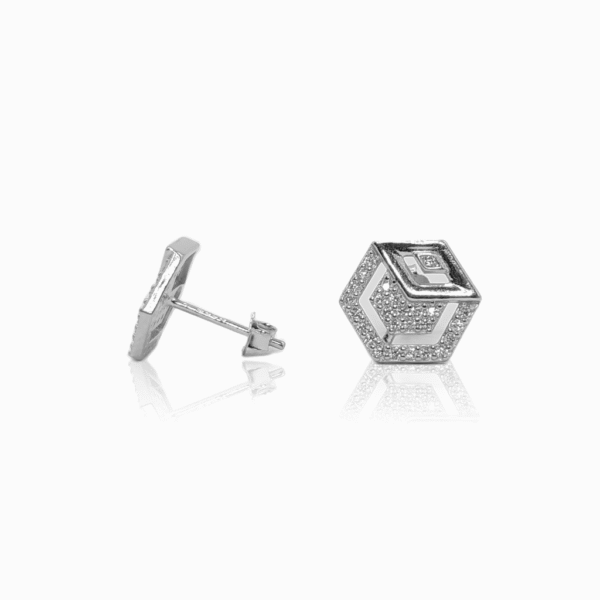 DEAANA 925 STERLING SILVER EARRINGS ZSTP027 - Image 3