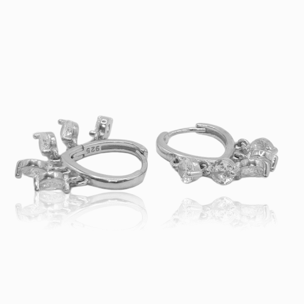DEAANA 925 STERLING SILVER EARRINGS ZSTP040 - Image 2