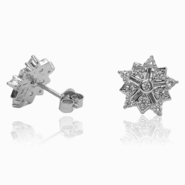 DEAANA 925 STERLING SILVER EARRINGS ZSTP042 - Image 2