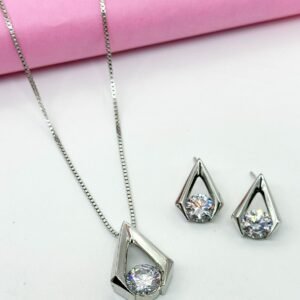 Deaana 925 Sterling Silver Chain With pandel set ZSCHPS001