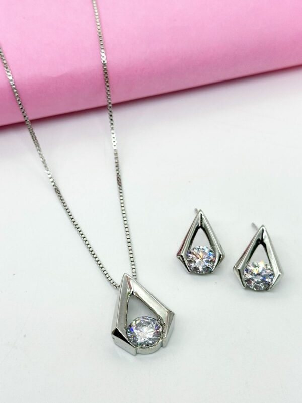Deaana 925 Sterling Silver Chain With pandel set ZSCHPS001