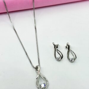 Deaana 925 Sterling Silver Chain With pandel set ZSCHPS002