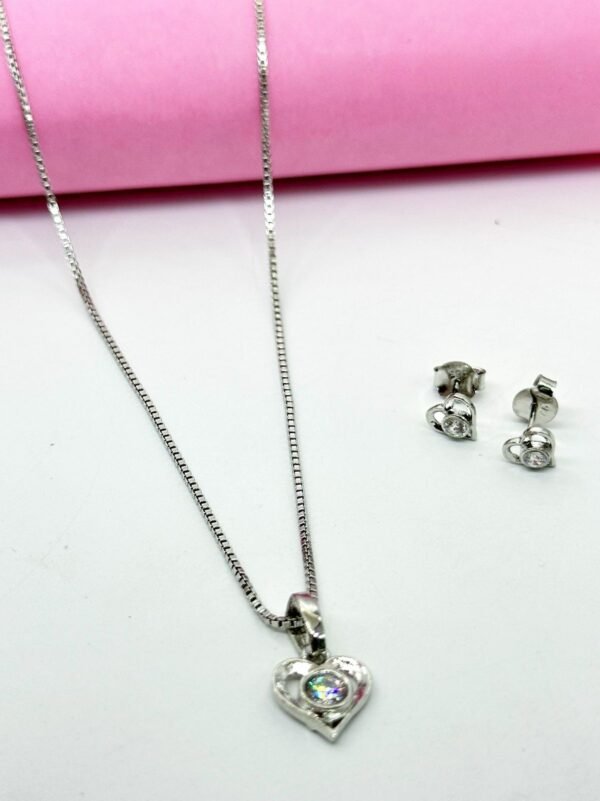Deaana 925 Sterling Silver Chain With pandel set ZSCHPS005