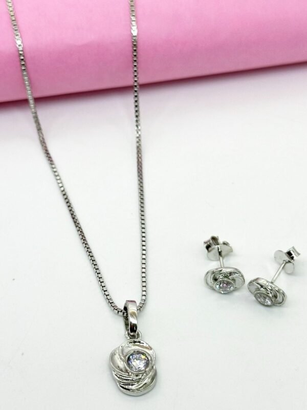 Deaana 925 Sterling Silver Chain With pandel set ZSCHPS006