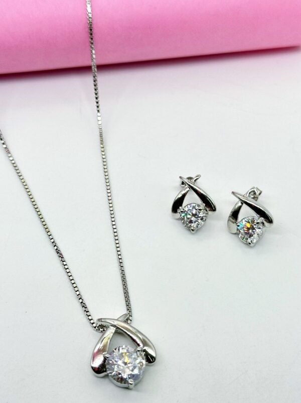 Deaana 925 Sterling Silver Chain With pandel set ZSCHPS007