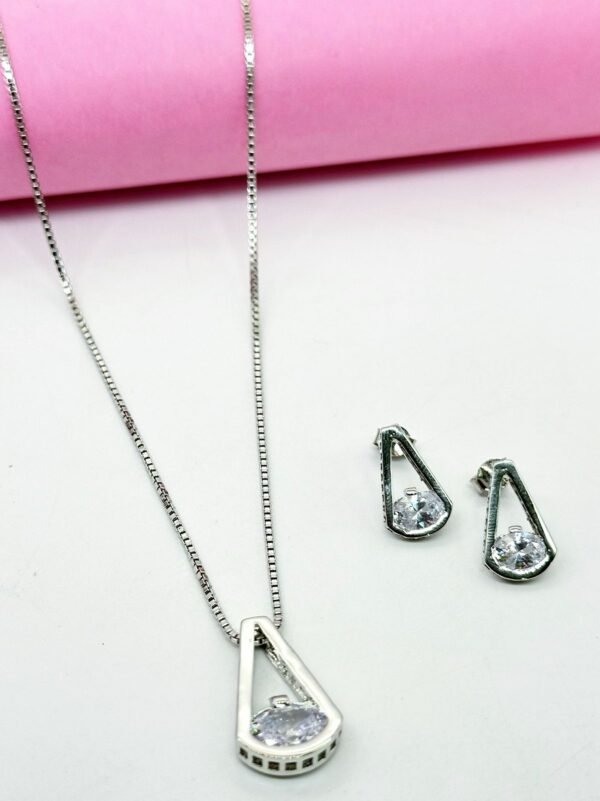 Deaana 925 Sterling Silver Chain With pandel set ZSCHPS008