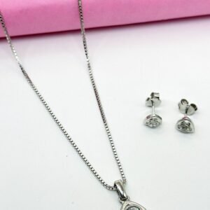 Deaana 925 Sterling Silver Chain With pandel set ZSCHPS012