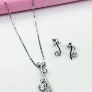 Deaana 925 Sterling Silver Chain With pandel set ZSCHPS014
