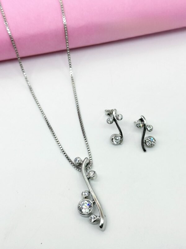 Deaana 925 Sterling Silver Chain With pandel set ZSCHPS014