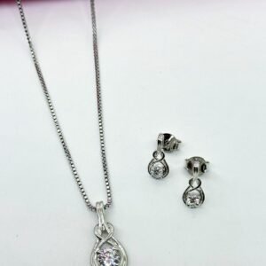 Deaana 925 Sterling Silver Chain With pandel set ZSCHPS015