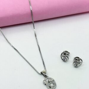 Deaana 925 Sterling Silver Chain With pandel set ZSCHPS015