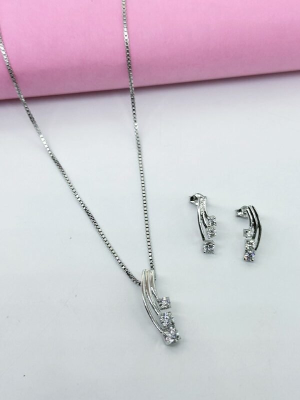 Deaana 925 Sterling Silver Chain With pandel set ZSCHPS017