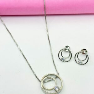 Deaana 925 Sterling Silver Chain With pandel set ZSCHPS018