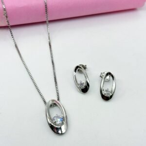 Deaana 925 Sterling Silver Chain With pandel set ZSCHPS018