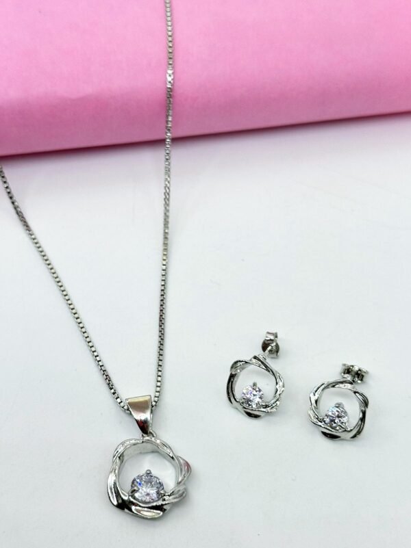 Deaana 925 Sterling Silver Chain With pandel set ZSCHPS019