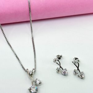Deaana 925 Sterling Silver Chain With pandel set ZSCHPS020