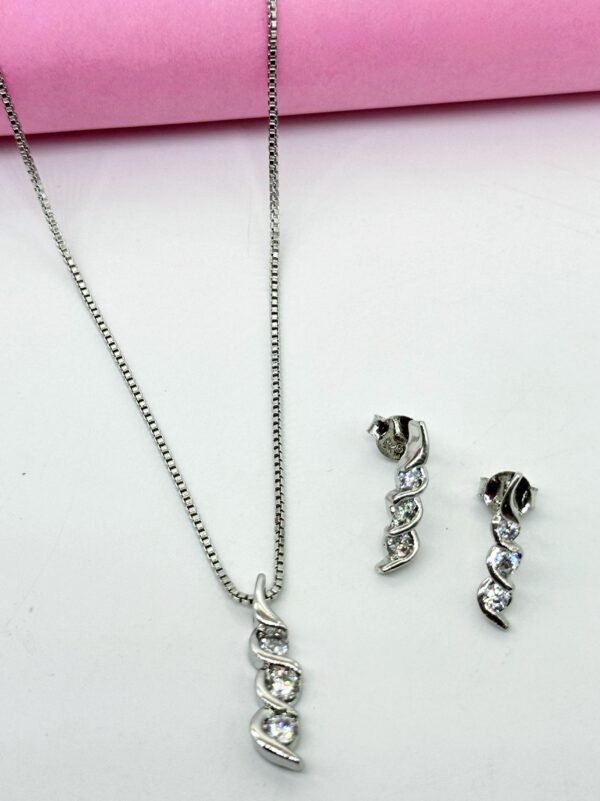 Deaana 925 Sterling Silver Chain With pandel set ZSCHPS022